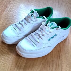 Reebook Club C 85 green and white sneakers